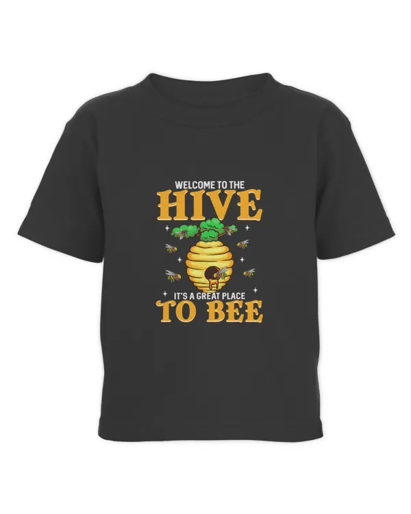 Bee Beekeeper Matching Family Bee Themed Welcome Home with Bee Hive Quote 503 Hive Beekeeping