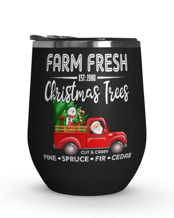 Farm Fresh Christmas Trees Tumbler