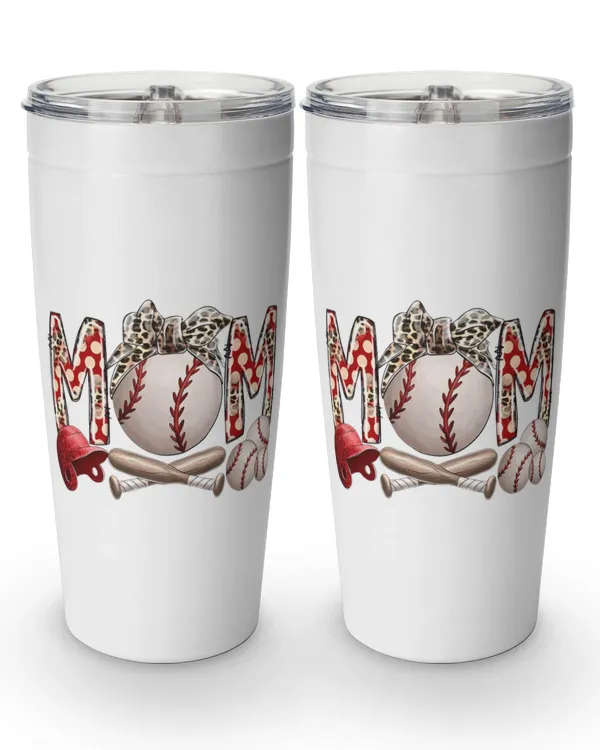 Baseball Game Day Mom Viking Tumbler, Baseball Tumbler, Leopard, Sports Mom Tumbler, Mothers Day Gift, Family Baseball Tumbler