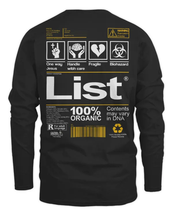 Men's Long Sleeved T-Shirt