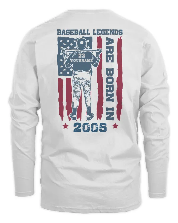 Unique Custom Gifts For Baseball Lovers Custom Name And Custom Number Shirt Personalized Gifts Baseball Legends Are Born