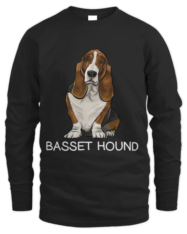 Basset Hound Crazy Dog Lover T-Shirt