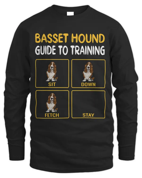 Basset Hound Guide To Training Dog Obedience T-Shirt