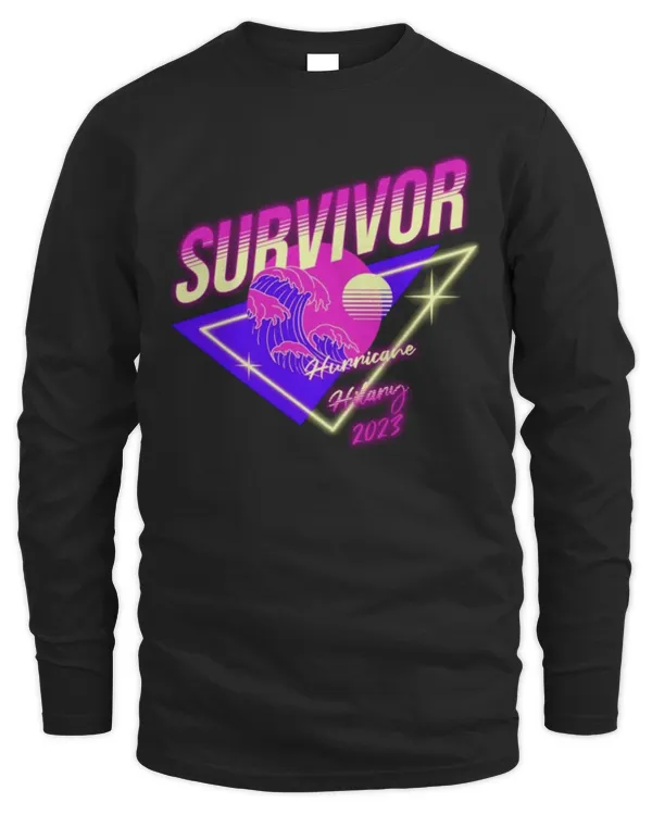Hurricane Hilary Survivor neon 2023 Shirt