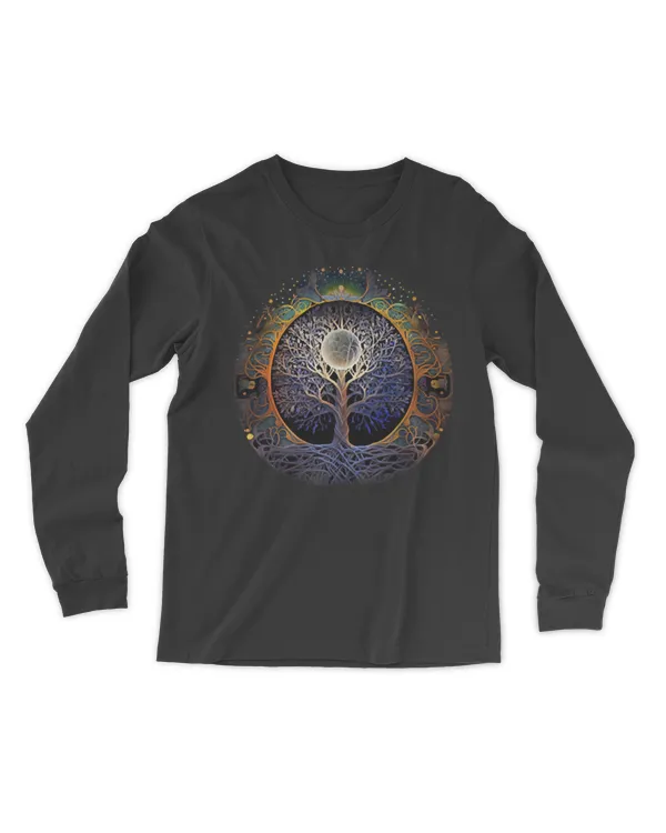 Tree Of Life Yoga Zen Namaste Meditation T-Shirt