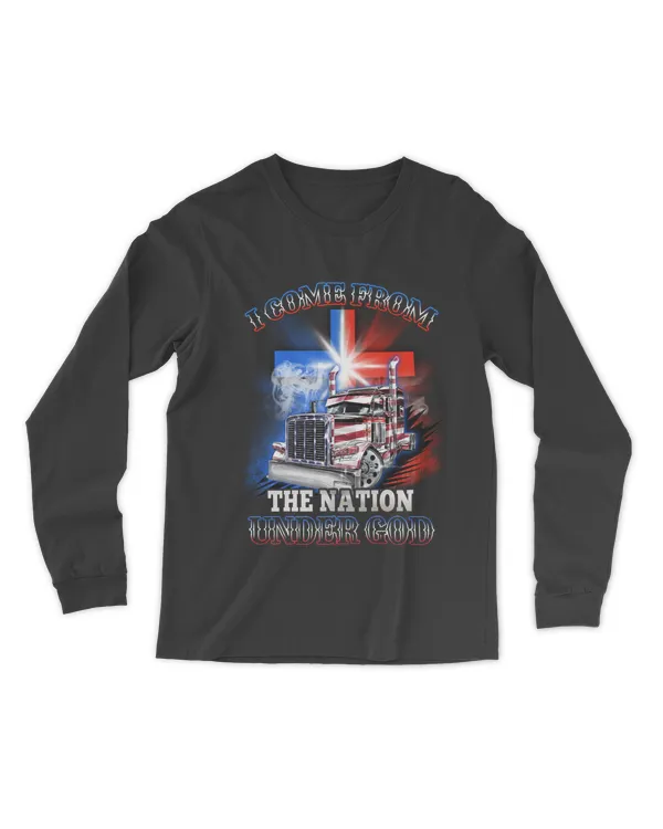 Truck I Come From One Nation Under God