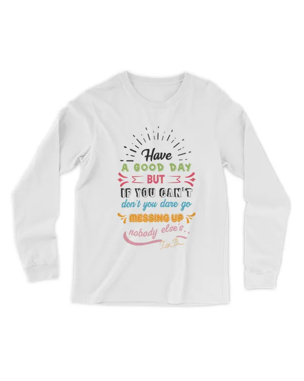 Men's Long Sleeved T-Shirt