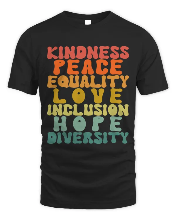 Peace Love Diversity Inclusion Equality Black History Month