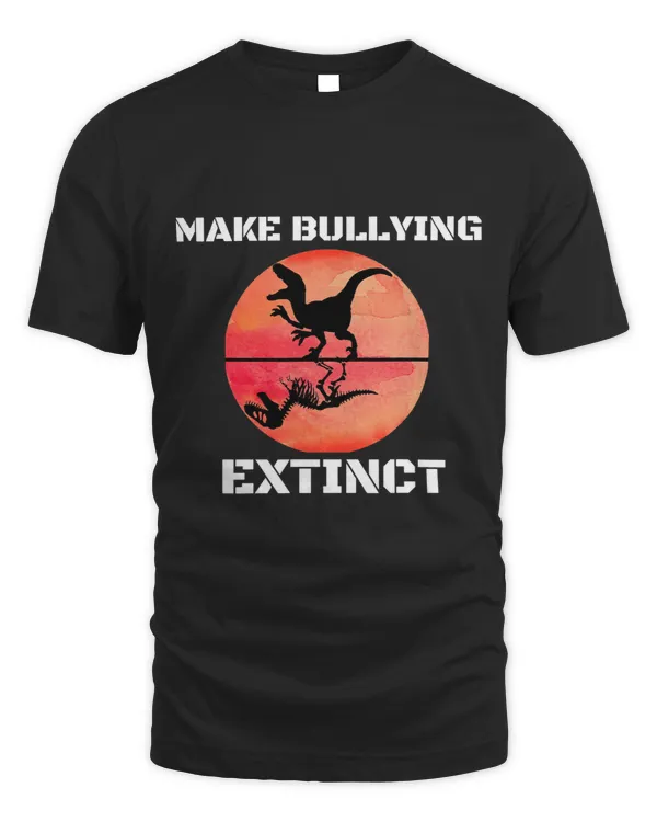 Make Bullying ExtinctWe Wear Orange For Unity DayDinosaur.