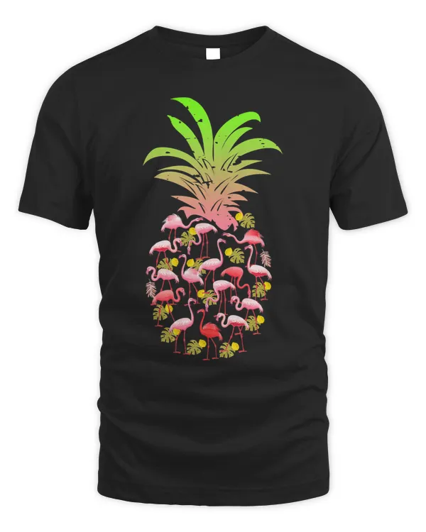 Pineapple Flamingo Summer Tropical Fruit Hawaii Women Girls