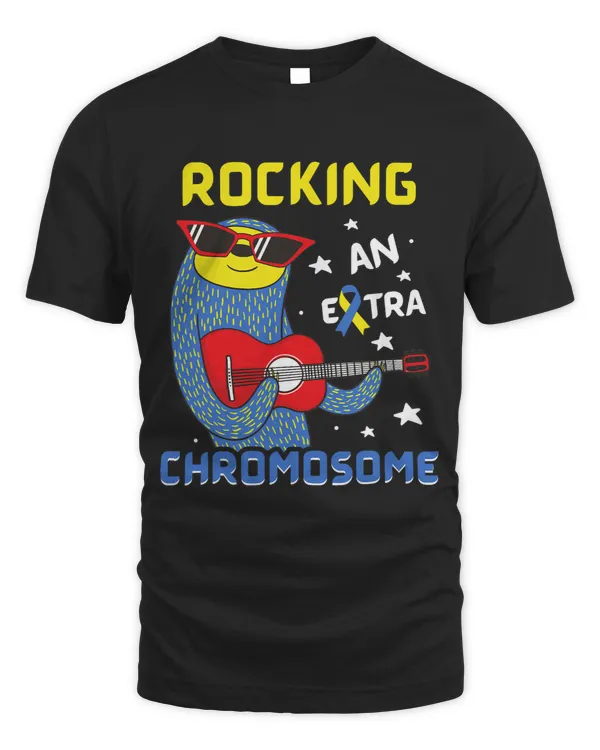 Rocking An Extra Chromosome Sloth Guitar Down Syndrome