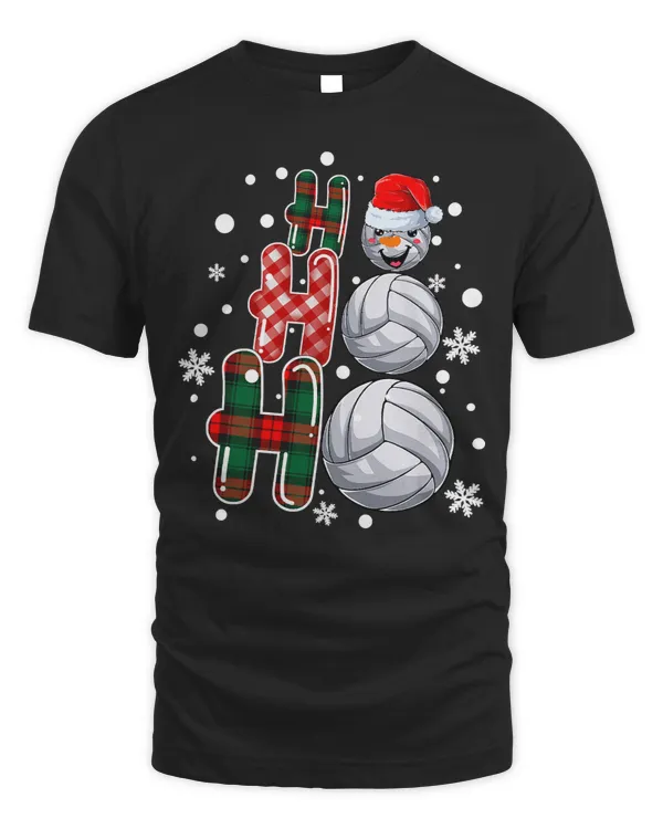 Volleyball Christmas HoHoHo Santa Snowman Volleyball Xmas Pajama 285