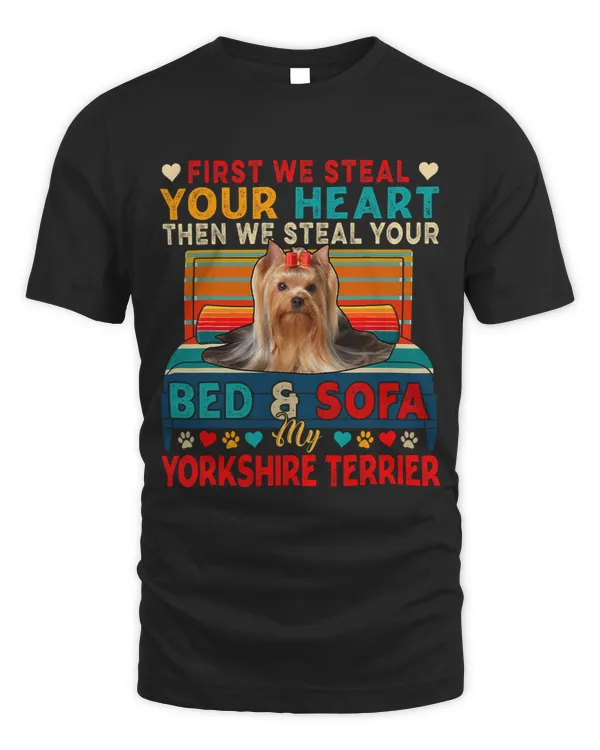 Yorkshire Terrier First Steal Cute Heart Then Bed And Sofa Yorkshire Terrier Yorkie