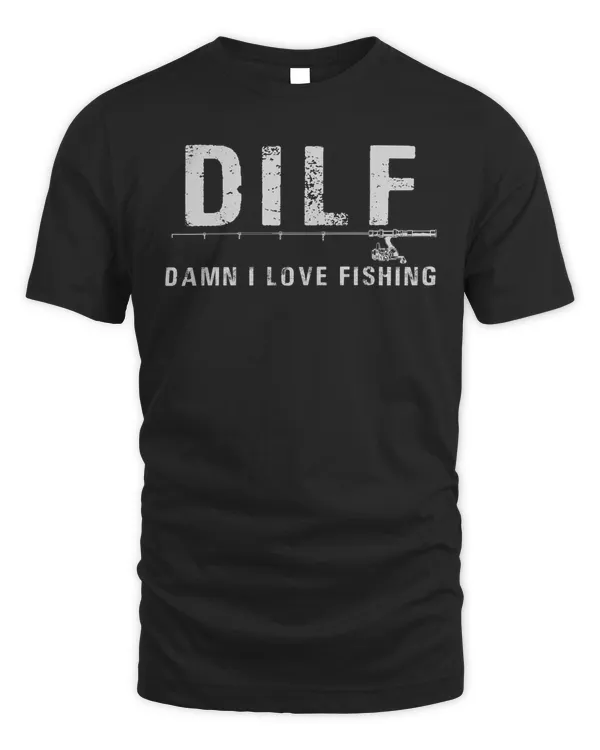 DILF Damn I Love Fishing Vintage