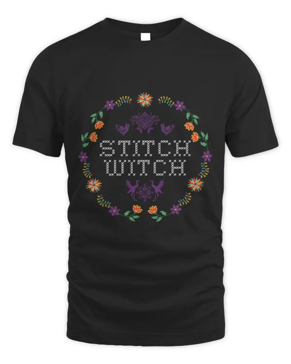 Stitch Witch Funny Needlepoint