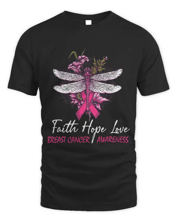 Dragonfly Faith Hope Love Breast Cancer