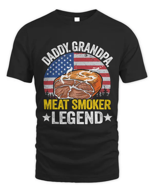 Mens Daddy Grandpa Meat Smoker Legend Brisket Dad Meat Smoking