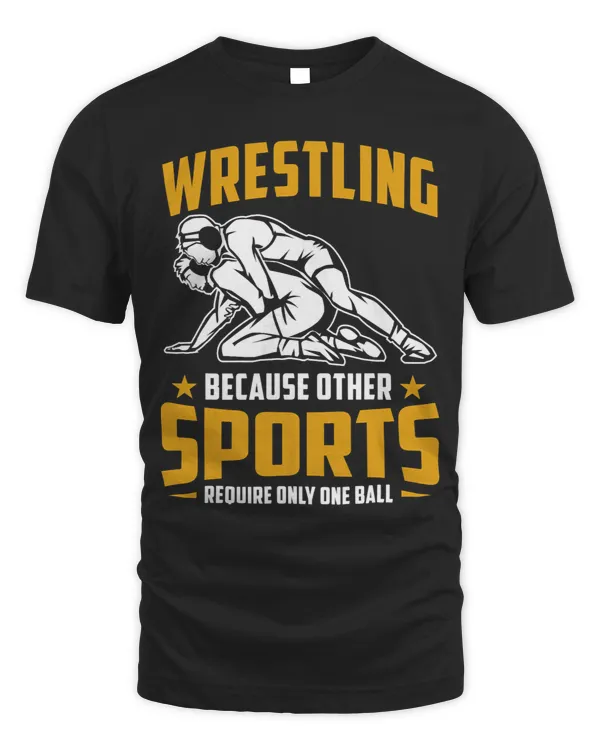 Mens Wrestling Because Other Sports Require One Ball Wrestler