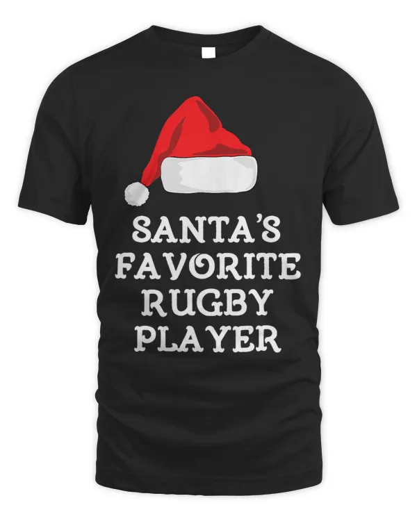 Santas Favorite Rugby Player Christmas Funny Hat