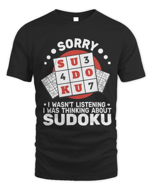 Sorry I wasnt Sudoku women Crossword funny Sudoku Puzzle