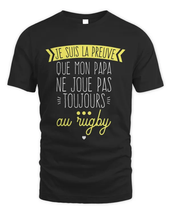 Kids Rugby proof Funny Quote Cute Sports Player