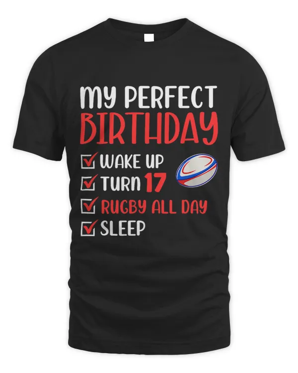 17 Year Old Rugby Birthday Party 17th Player