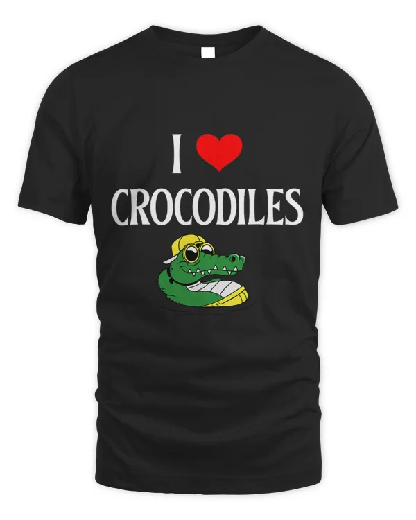 I Love Crocodiles I Heart Crocodiles Alligator lover Reptile