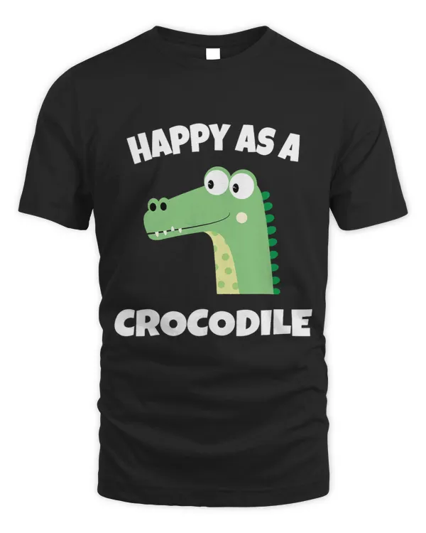 Kids Crocodile Shirt for Children Happy As a Crocodile 2