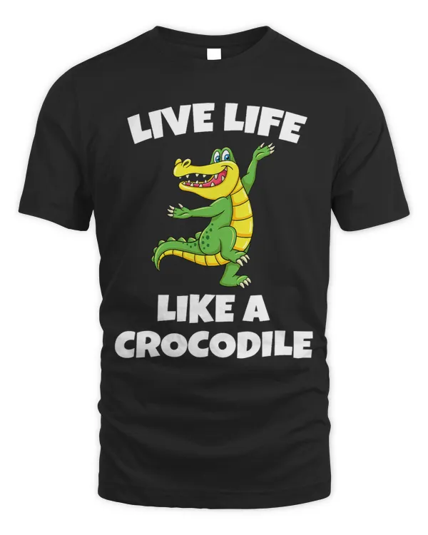 Kids Crocodile Shirt Live Life Like a Crocodile 2