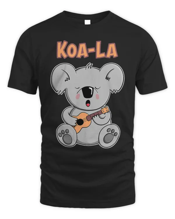 Koala plays ukulele