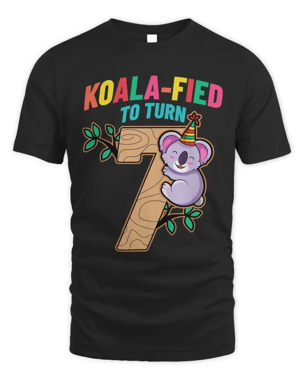 Koalafied To Turn 7 Koala Bear 7th Birthday Party Seven Cute