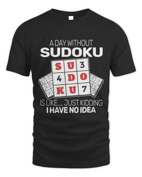 A Day With Sudoku Numbers Game women men funny Sudokus