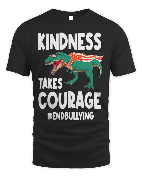 Kindness Takes Courage Trex Anti Bullying Orange Unity Day