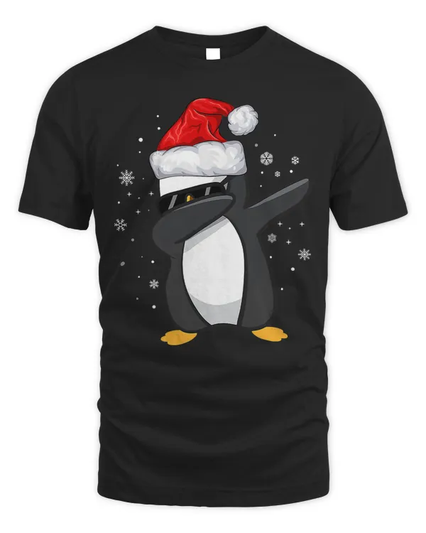 Penguin Funny Penguin Sunglasses Dabbing Santa Christmas Pajama Dab 178 Penguins