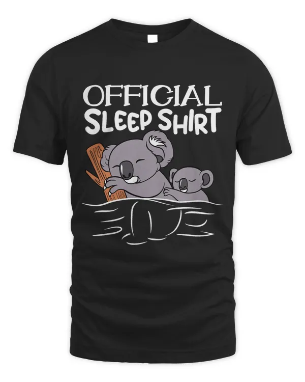 Official Sleep Shirt Koala Bear Lover Funny 2