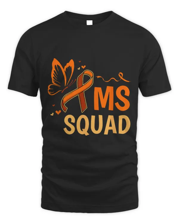 Orange Ribbon Warrior Fight March Family MS Squad