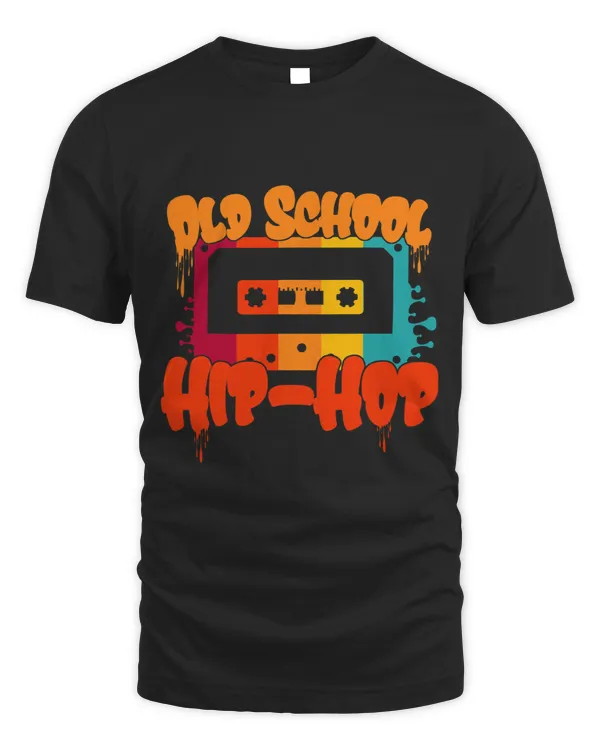 Old School Hip Hop Shirt 80s 90s Retro Cassette Music