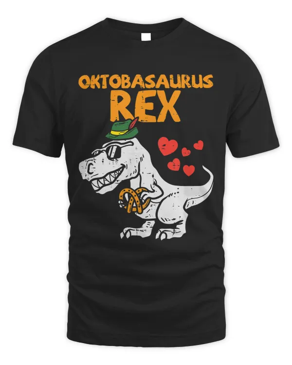 Kids Oktobasaurus TRex Pretzel Boys Oktoberfest Toddler Kids