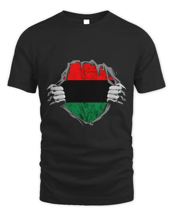 Pan African Pride Chest Freedom UNIA Flag Black Liberation