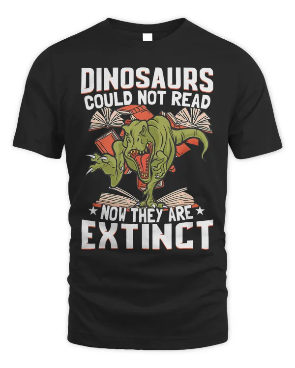 Reading Book Dinosaur Could Not Read Funny Bookworm Reading Books Reader