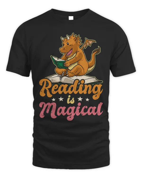 Reading Book Dragon Funny Magical Reading Bookwork Humor Reader