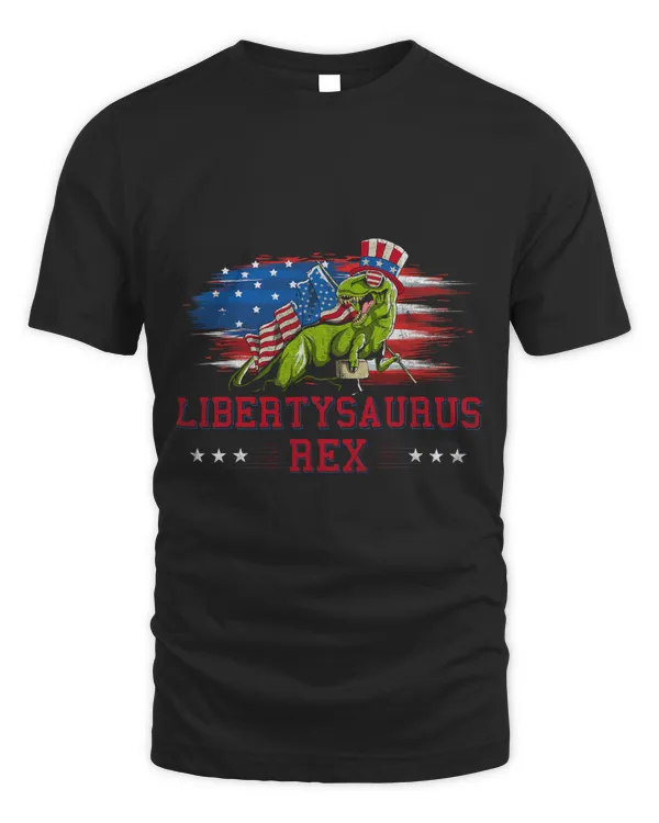 Libertysaurus Rex American Flag Independence Day 1