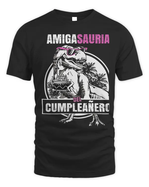Amiga del cumpleanero Shirt Amigasauria Trex Spanish