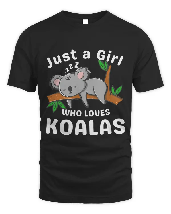 Just A Girl Who Loves Koala Bear Dad Mom Boy Birthday Gifts 2