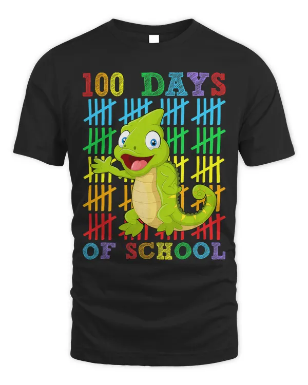 100 Days of School Chameleon Lover Girl Boy 100th Day School