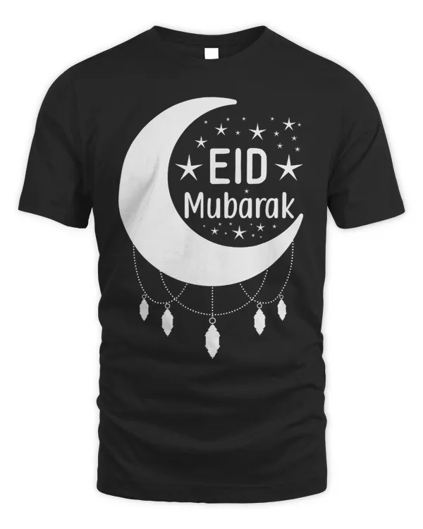 Eid Al Fitr Mubarak Moon Star Ramadan Karim Happy Eid