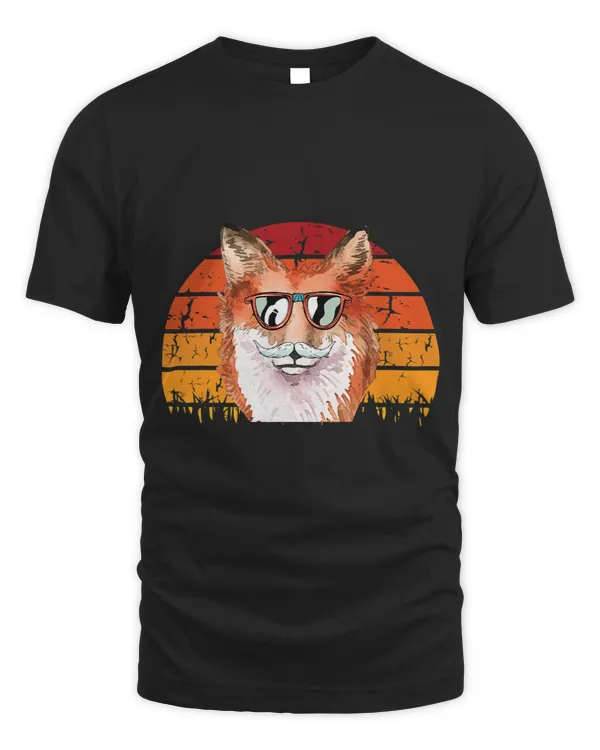 Fox Dad Fathers Day Retro Wild Animal Lover Zookeeper Papa