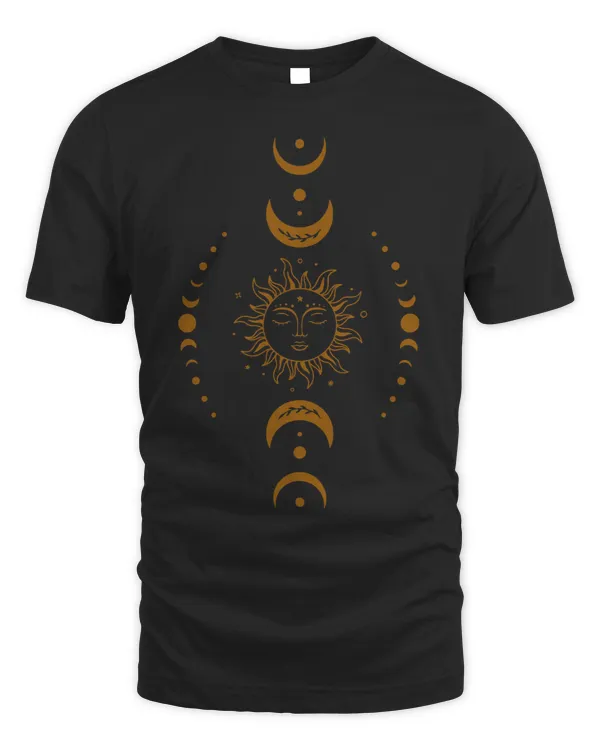 Funny Sun Moon Stars Celestial Gift For Mystical Bohemian
