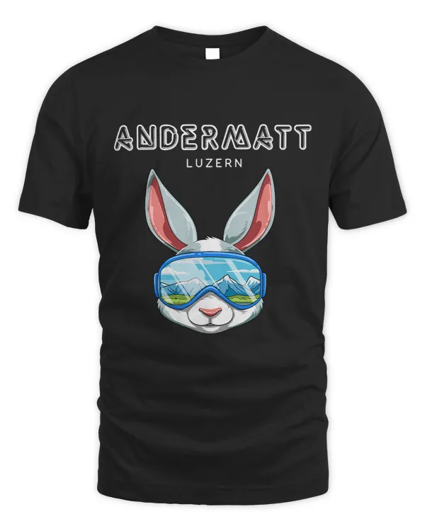 Andermatt Lucerne Switzerland Retro Ski Hare