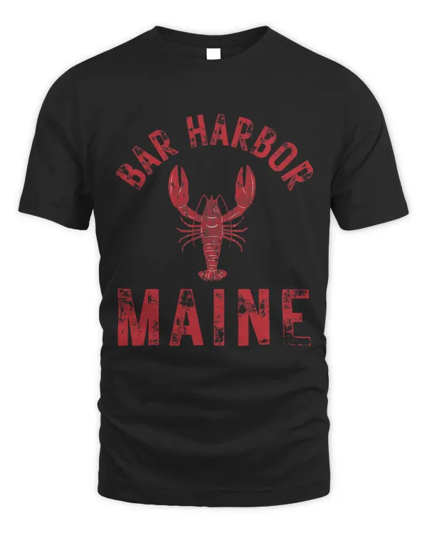 Bar Harbor Maine Lobster Travel Acadia Vintage